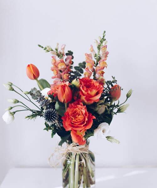 Lily & Carnation Standing Spray